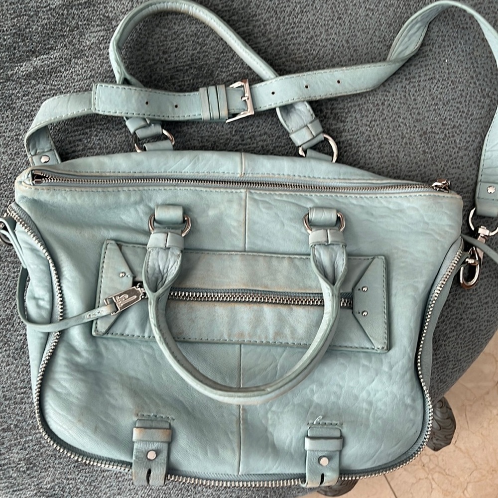 She + lo leather purse